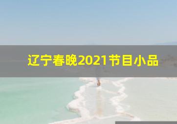 辽宁春晚2021节目小品