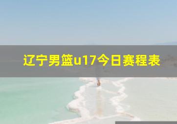 辽宁男篮u17今日赛程表