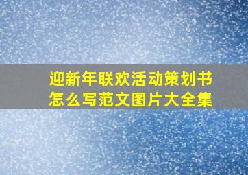 迎新年联欢活动策划书怎么写范文图片大全集