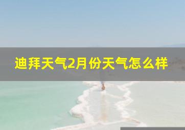 迪拜天气2月份天气怎么样