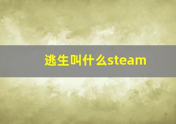 逃生叫什么steam