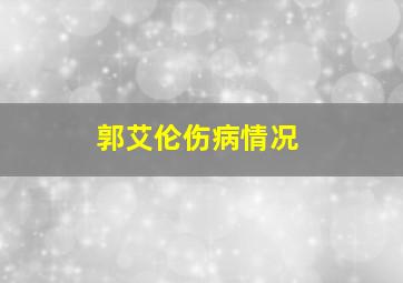 郭艾伦伤病情况