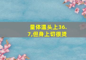 量体温头上36.7,但身上切很烫