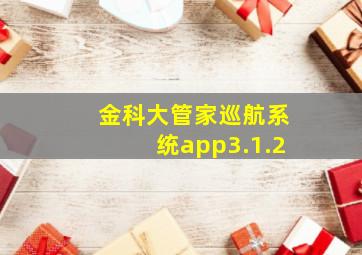 金科大管家巡航系统app3.1.2