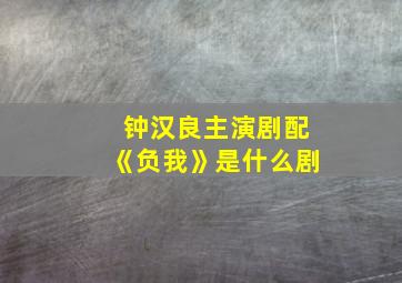 钟汉良主演剧配《负我》是什么剧