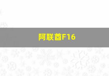 阿联酋F16