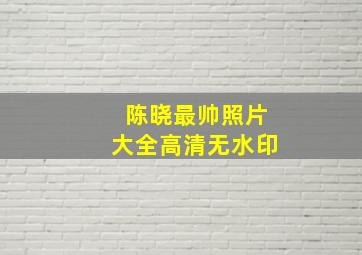 陈晓最帅照片大全高清无水印