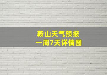 鞍山天气预报一周7天详情图