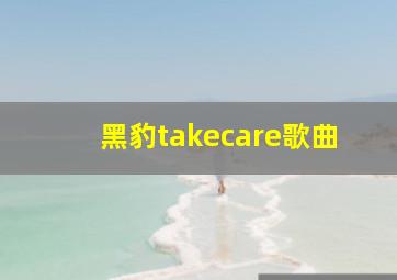 黑豹takecare歌曲