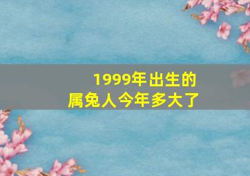 1999年出生的属兔人今年多大了