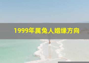 1999年属兔人姻缘方向