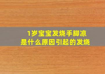 1岁宝宝发烧手脚凉是什么原因引起的发烧