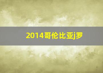 2014哥伦比亚j罗