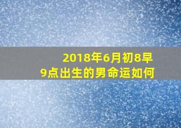 2018年6月初8早9点出生的男命运如何