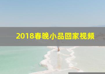 2018春晚小品回家视频