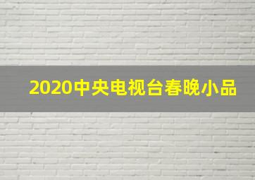 2020中央电视台春晚小品