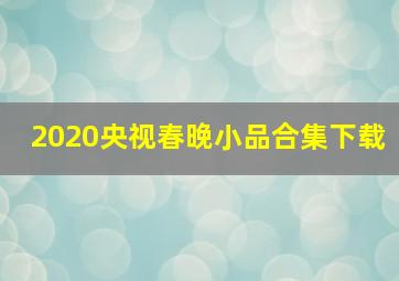 2020央视春晚小品合集下载