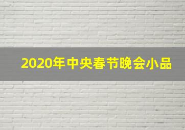 2020年中央春节晚会小品