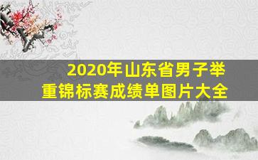 2020年山东省男子举重锦标赛成绩单图片大全