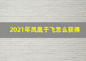 2021年凤凰于飞怎么获得