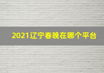 2021辽宁春晚在哪个平台