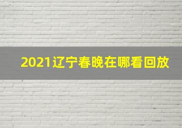 2021辽宁春晚在哪看回放