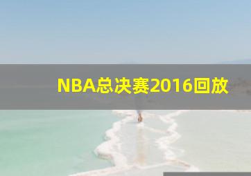 NBA总决赛2016回放