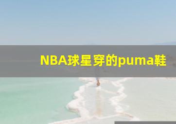 NBA球星穿的puma鞋