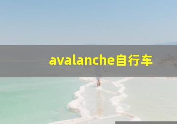 avalanche自行车