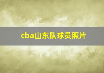 cba山东队球员照片