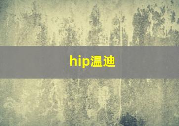 hip温迪