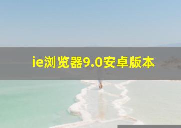 ie浏览器9.0安卓版本