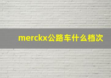 merckx公路车什么档次