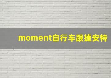 moment自行车跟捷安特