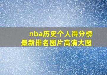 nba历史个人得分榜最新排名图片高清大图