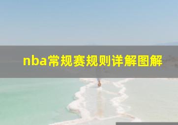 nba常规赛规则详解图解