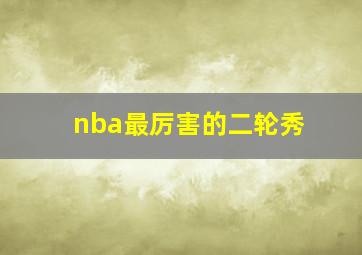 nba最厉害的二轮秀