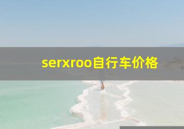 serxroo自行车价格