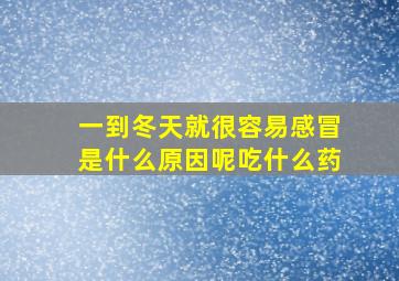 一到冬天就很容易感冒是什么原因呢吃什么药