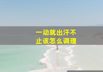 一动就出汗不止该怎么调理