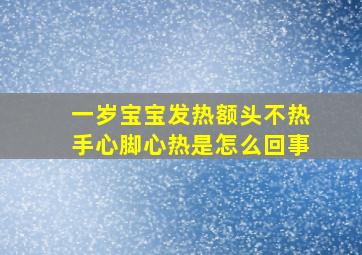 一岁宝宝发热额头不热手心脚心热是怎么回事