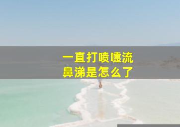 一直打喷嚏流鼻涕是怎么了