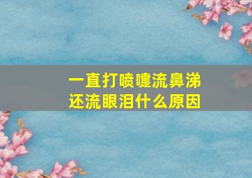 一直打喷嚏流鼻涕还流眼泪什么原因