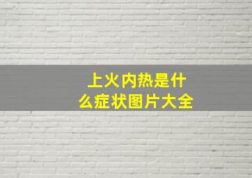 上火内热是什么症状图片大全