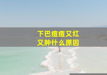 下巴痘痘又红又肿什么原因