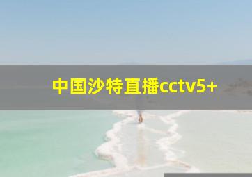 中国沙特直播cctv5+