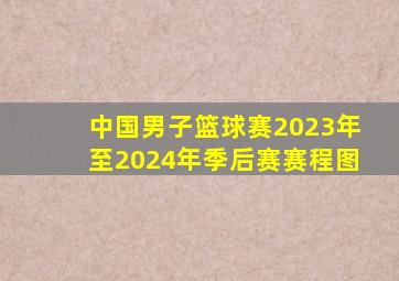 中国男子篮球赛2023年至2024年季后赛赛程图