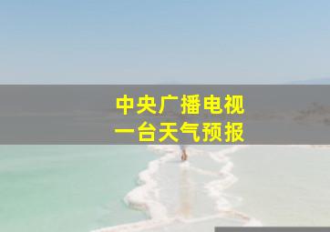 中央广播电视一台天气预报