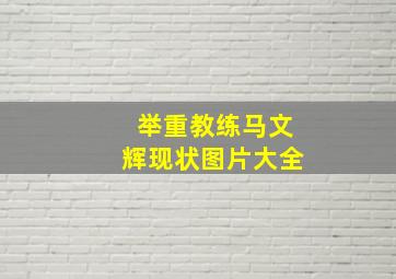 举重教练马文辉现状图片大全