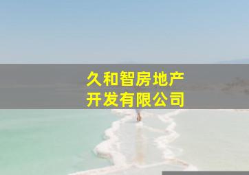 久和智房地产开发有限公司